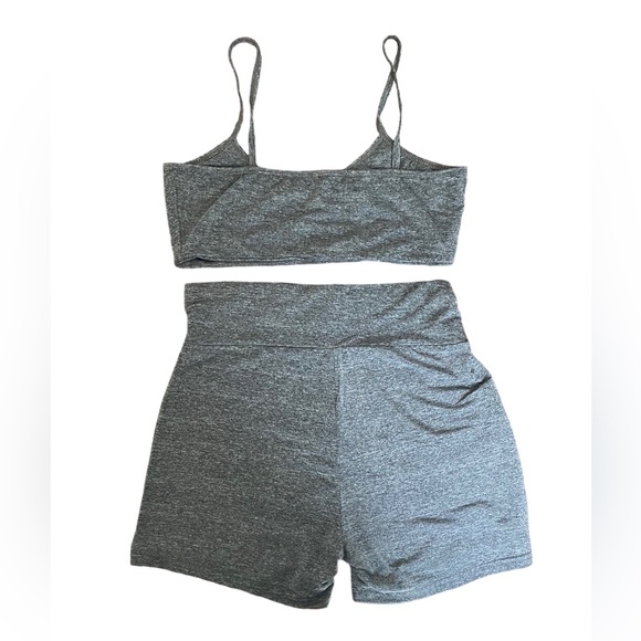 Cami Crop Top and Biker Shorts Set - Picture 2 of 2